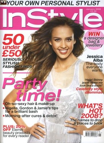   (Jessica Alba)    InStyle ( 2008)