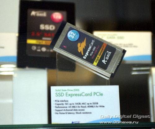 CeBIT 2008:  SSD-  A-DATA