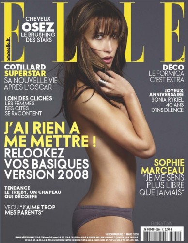    (Sophie Marceau)   Elle (FR)