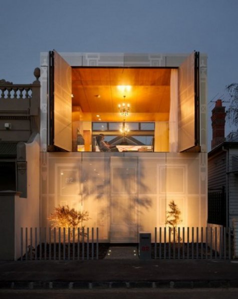 The perforated house