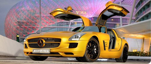 Mercedes-Benz SLS AMG Desert Gold