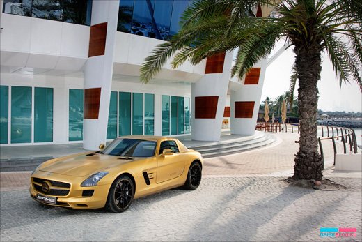 Mercedes-Benz SLS AMG Desert Gold