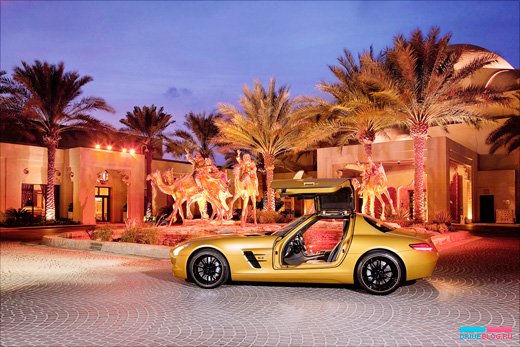 Mercedes-Benz SLS AMG Desert Gold